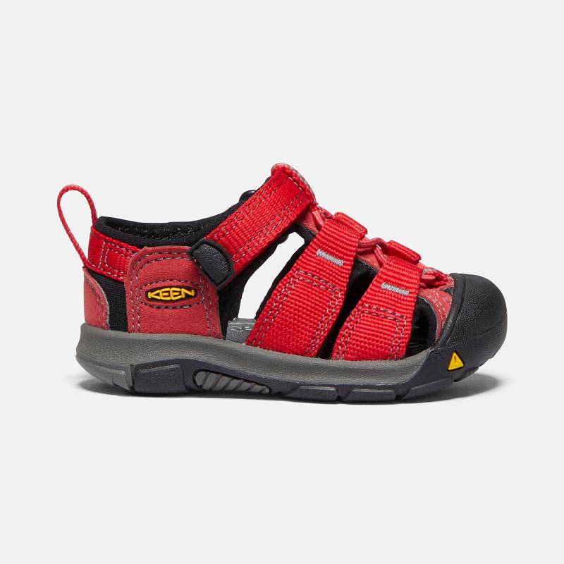 Keen Newport H2 Baby Sandalen Kinder DE-13247 Ribbon Red/Gargoyle - Keen Kinderschuhe Rot